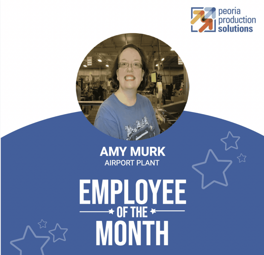 Amy Murk is an Employee of the Month